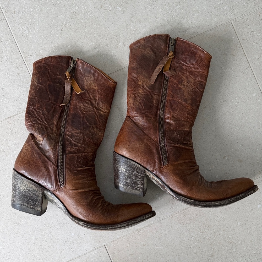 Old Gringo Dark Brown Heeled Boots